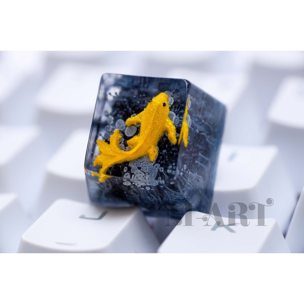 Keycap - Nút Bàn Phím Gaming - Nút Bàn Phím Cơ Cá Koi Yamabiki Ogon  - KC006