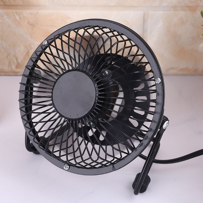 Quạt Điện Để Bàn Mini 5 inch AC 110V 220V Phích Cắm US EU Tiện Dụng