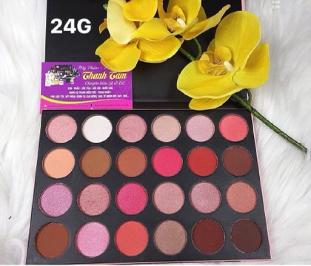 Bảng phấn mắt morphe 39a, 24g , 35os, 350, bảng trắng