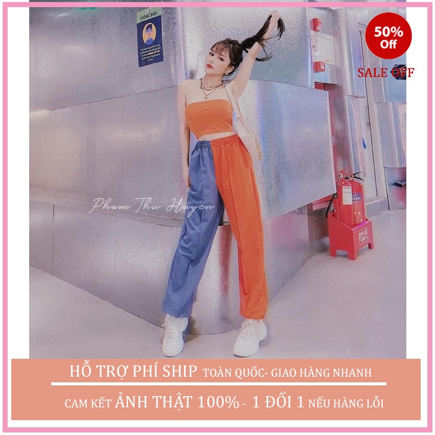 (RẺ VÔ ĐỊCH) QUẦN NỈ DA CÁ PHỐI MẦU KÈM ÁO QUAY THỜI TRANG 1989, quần legging nữ