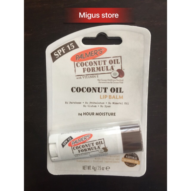 Son dưỡng PALMER'S COCONUT OIL FORMULA Lip Balm SPF15+