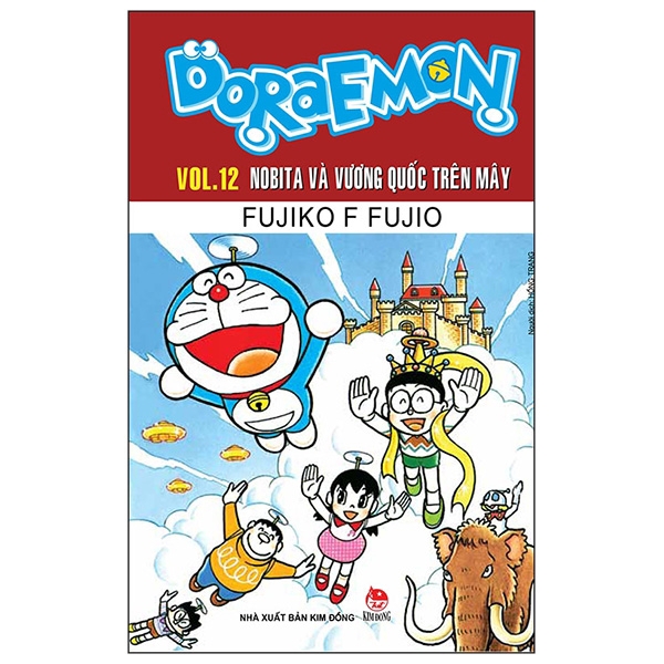 Sách - Doraemon Truyện Dài - Tập 12 - Nobita Và Vương Quốc Trên Mây (Tái Bản 2019)