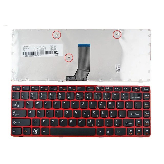 (KEYBOARD) BÀN PHÍM LAPTOP LENOVO G480 dùng cho Ideapad B480 B485 G400 G410 G480 G485 Z380 Z385 Z410 Z480 Z485