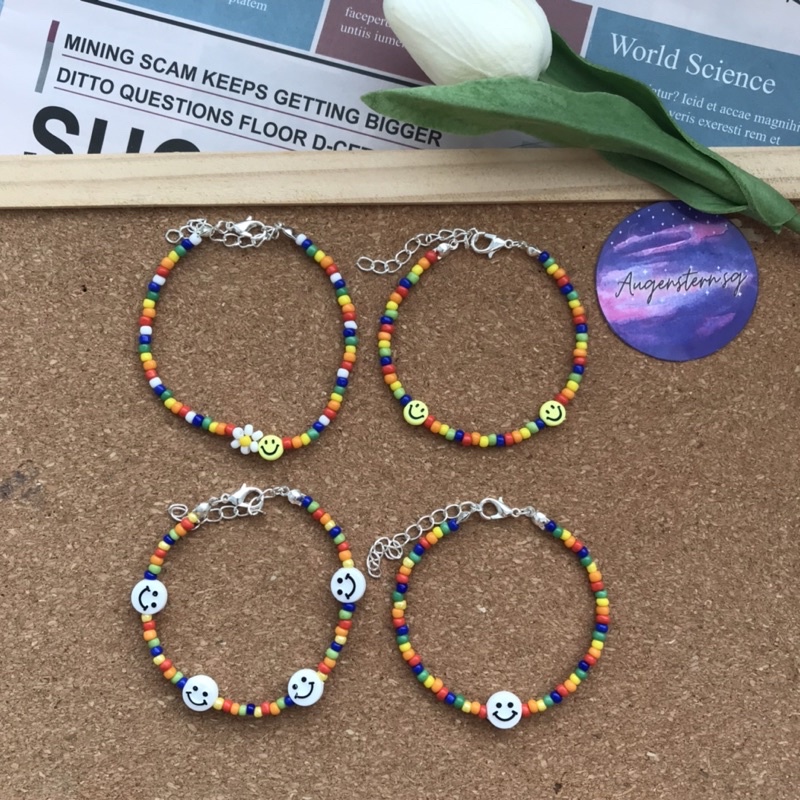 [Giá siêu rẻ] Vòng tay handmade bằng hạt cườm siêu dễ thương