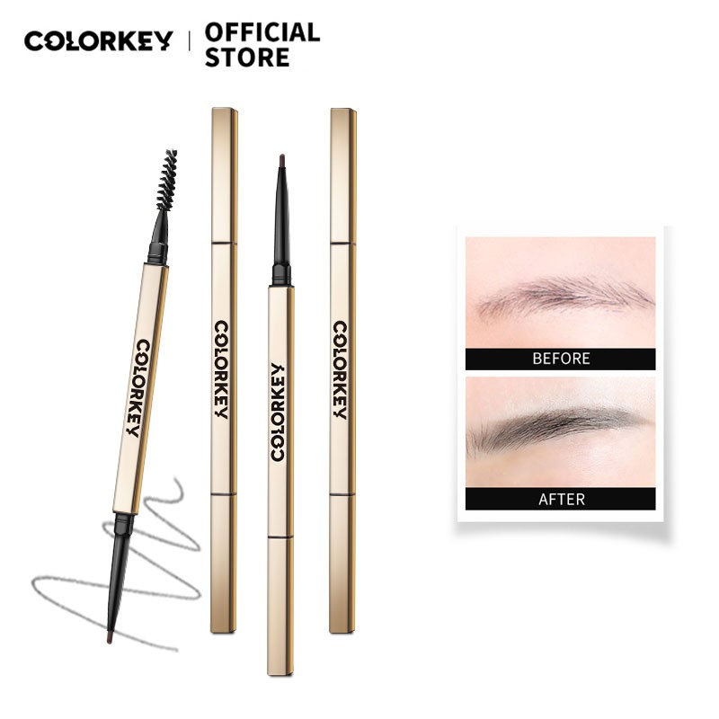 Bút Kẻ Lông Mày Colorkey Hai Đầu Với Cọ Mỹ Phẩm Trang Điểm Mắt Tự Nhiên Không Thấm Nước Lâu Trôi  80g | BigBuy360 - bigbuy360.vn
