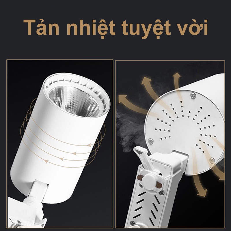 Đèn rọi ray CHUANGYANG 12W 20W 30W 40W siêu sáng dùng cho phòng khách