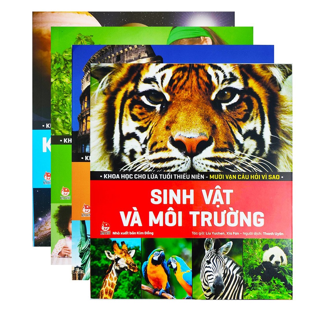 Sách - Combo Khoa Học Cho Lứa Tuổi Thiếu Niên - Mười Vạn Câu Hỏi Vì Sao (Bộ 4 Cuốn)