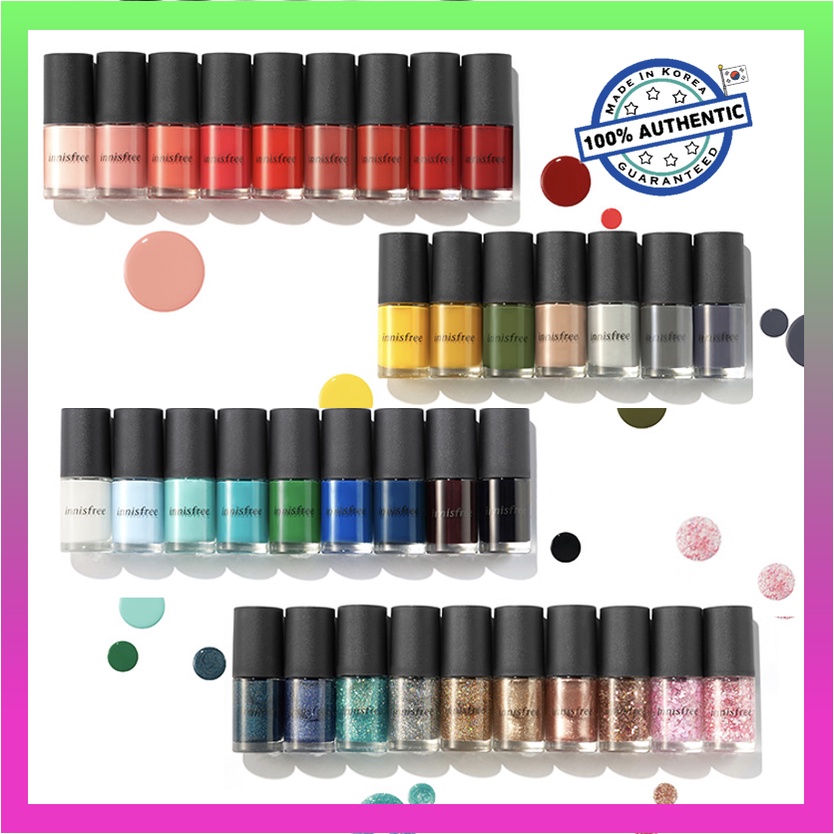 Sơn móng tay Innisfree Real Color / Innisfree Real Color Nail 6mL (2023 AD)
