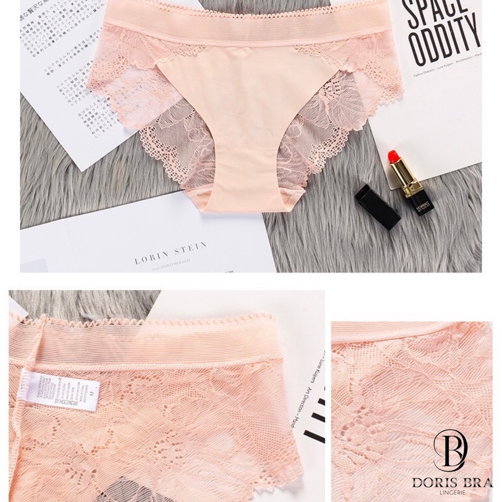 Combo10 quần lót nữ, quần lót su phối ren điệu sexy 8423