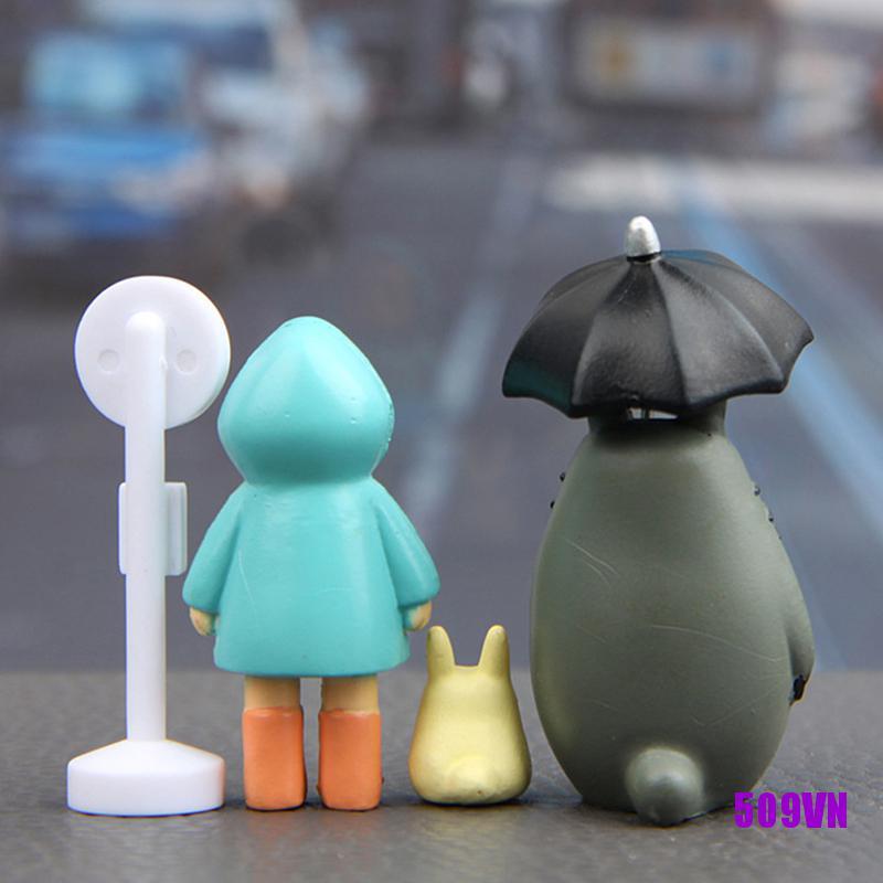 Set 4 Mô Hình Nhân Vật Phim Hoạt Hình My Neighbor Totoro 3-5cm