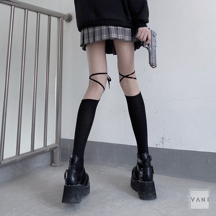 Tất Vớ Cột Thắt Chéo Mẫu 2, Phụ Kiện Thời Trang - Vani Store [TAT00133]