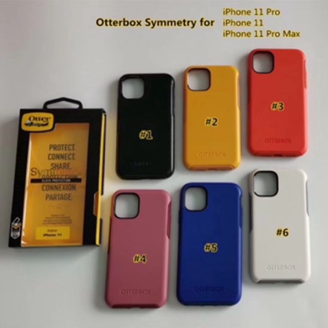 Ốp iphone Otter BOX Symmeery Shockproof drop-proof case iPhone 11 Pro XS MAX XR X 8 7 6 6s Plus iphone case otterbox case