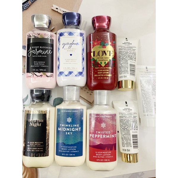 Dưỡng thể các loại BBW, P&G