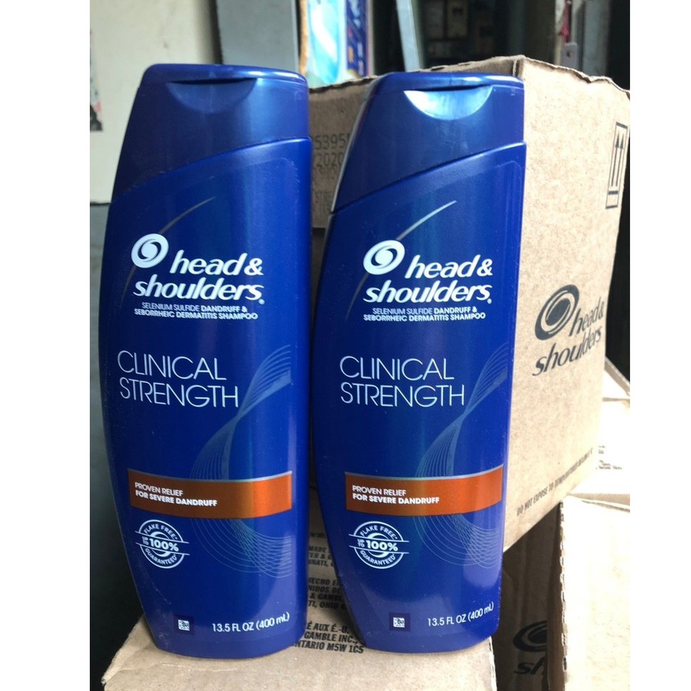 Dầu Gội Head Shoulder Làm Sạch Gàu Clinical Strength Mỹ 400ml