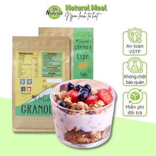 Ngũ cốc dinh dưỡng ăn kiêng, giảm cân ăn sáng Granola nhiều hạt thơm ngon Healthy Mix vị 150gram - Natural Meal