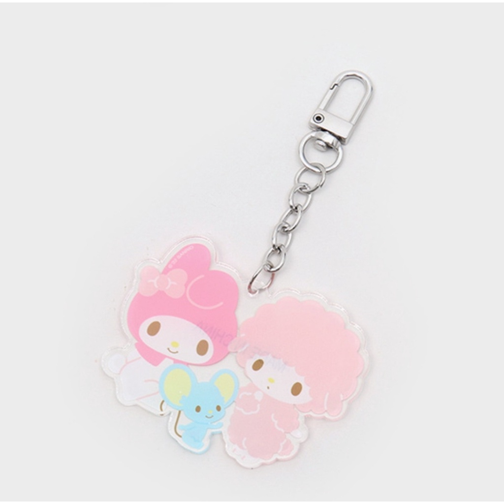 [DAISO Hàn Quốc] Móc Khóa Acrylic Hình My Melody 3 Loại Dành Cho Tai Nghe / Túi / Túi Xách
