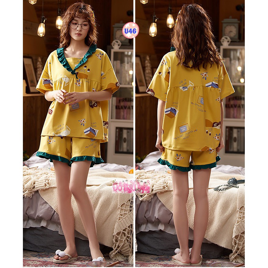 Bộ Pijama Cộc Tay Mã U17