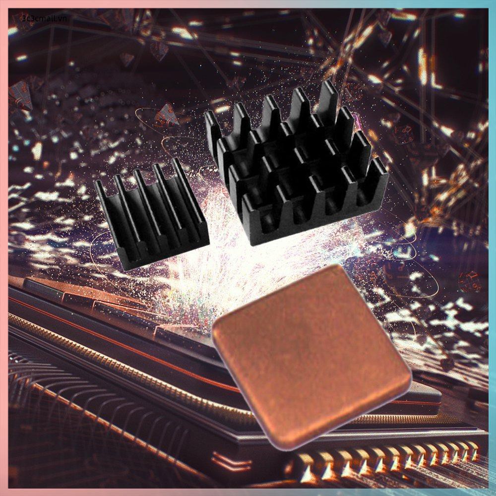 ✨chất lượng cao✨Raspberry Pi 3 2B 3B B+ With Pure Copper Aluminum Heat Sink 3 Pieces