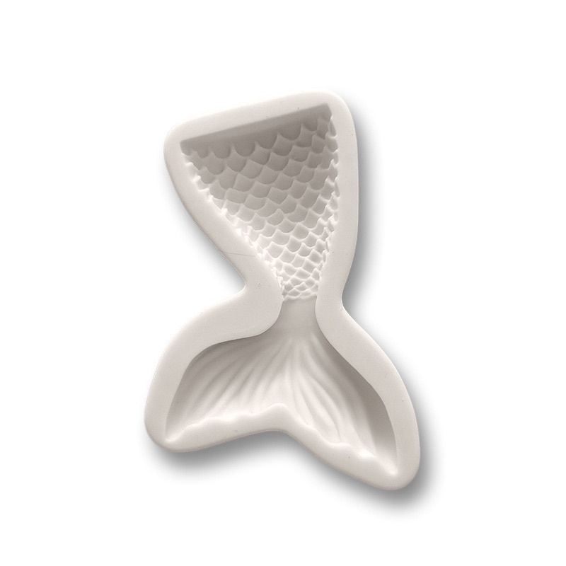 khuôn silicon đuôi cá hàng đẹp trang trí bánh