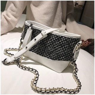 Túi xách nữ, túi đeo chéo, túi Hobo phối dạ màu trắng cao cấp mẫu mới 2021 hàng QC thời trang, phong cách và sang trọng