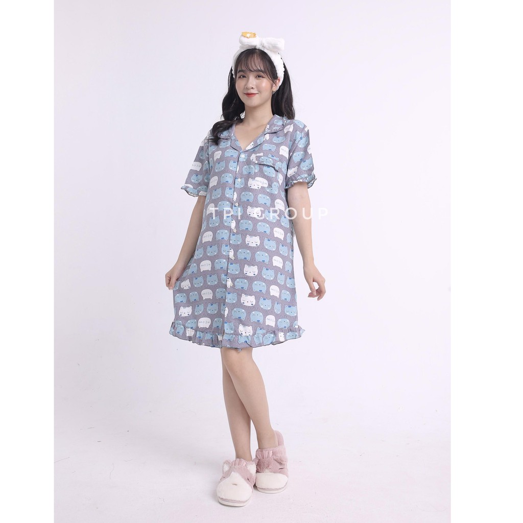 Váy ngủ pijama kate Thái siêu cute | BigBuy360 - bigbuy360.vn