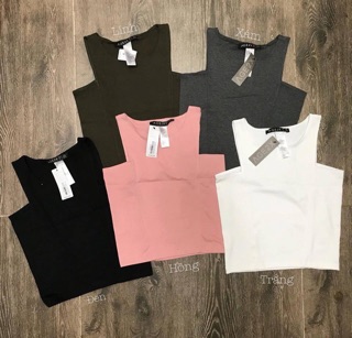 Áo croptop cut out