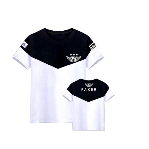Bộ Đồ Chơi game Skt T1 Jersey Đen Trắng Phiên Bản 2