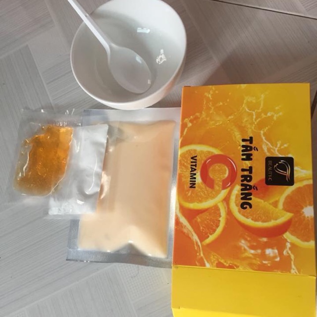 Tắm trắng cam vitamin C