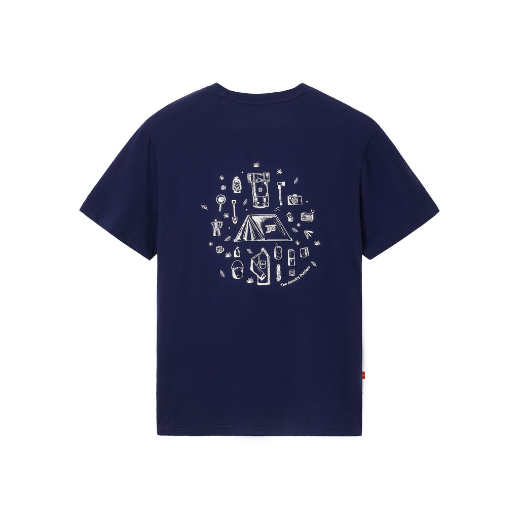 Áo thun unisex có túi ngực, in hình sau lưng Camping TJO Việt Nam, chất liệu cotton 100% - Hàng Chính Hãng | BigBuy360 - bigbuy360.vn