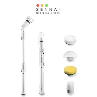 Chổi Cọ Nhà Vệ Sinh Bồn Cầu Toilet Không Dây Đa Năng SENNAI Pin 4000mAh - Hàng Chính Hãng