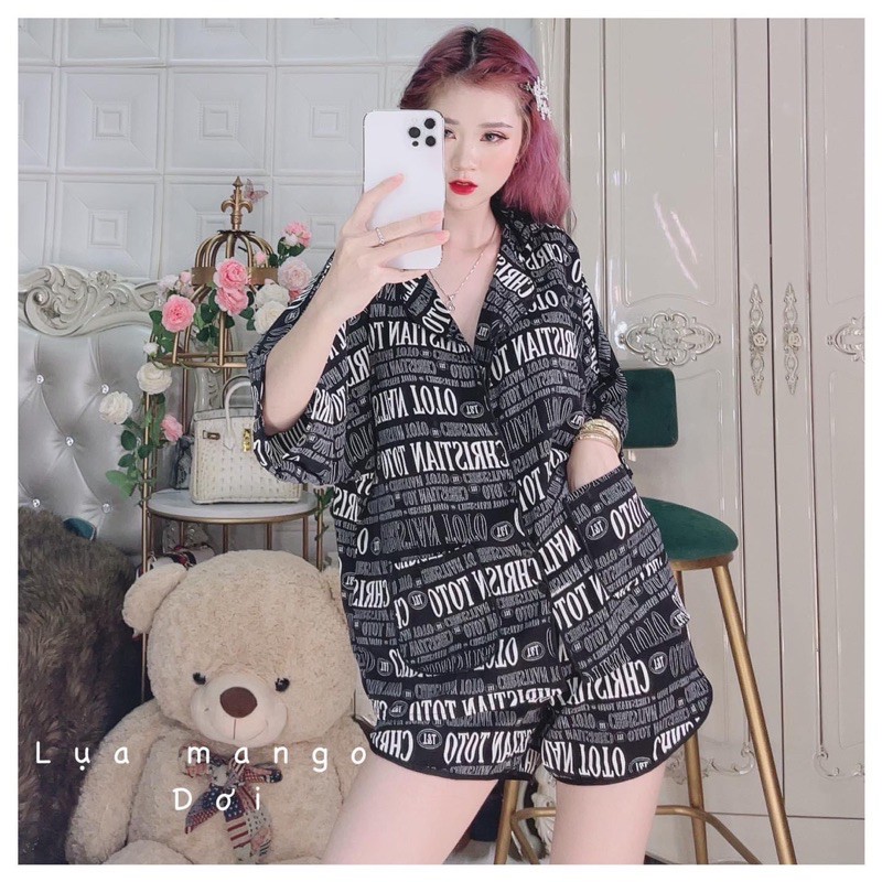 Đồ Bộ Đùi Cánh Dơi Lụa Mai Ngô | BigBuy360 - bigbuy360.vn