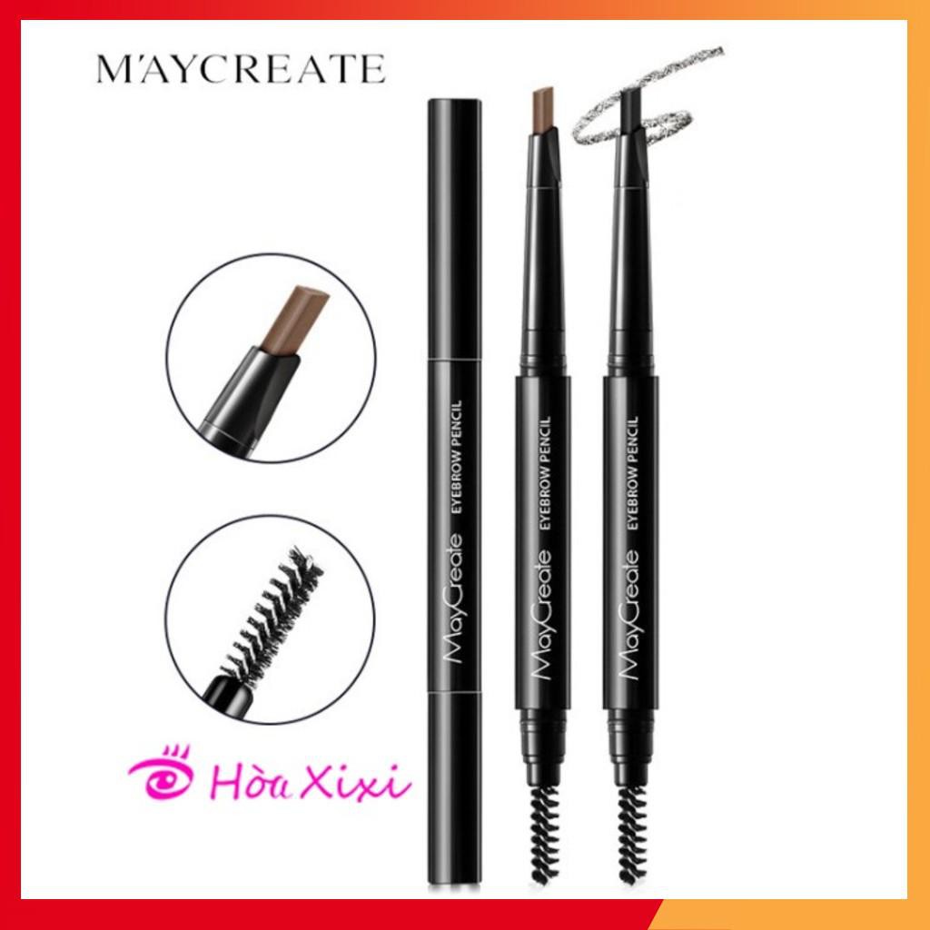 [DEAL HOT] Bút kẻ mày Maycreate 2 trong 1 - chì kẻ mày nội địa Trung