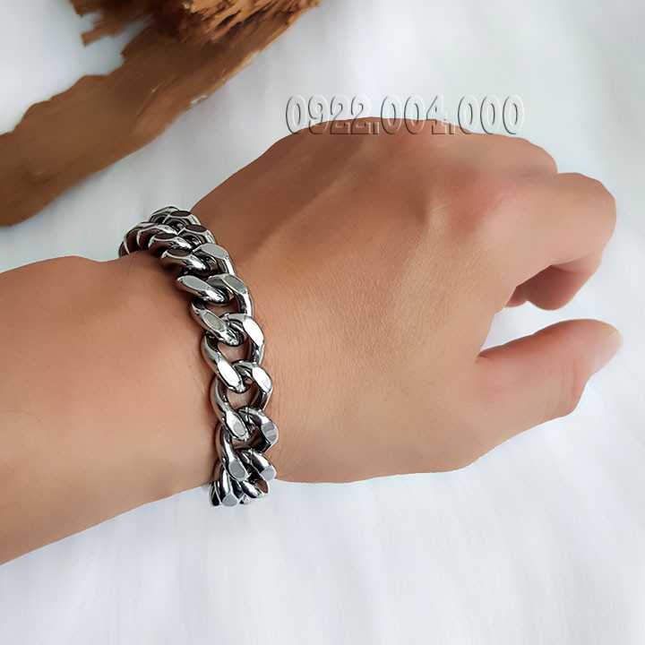 Lắc tay xích đầu khóa trượt, lắc tay nam LZ1697