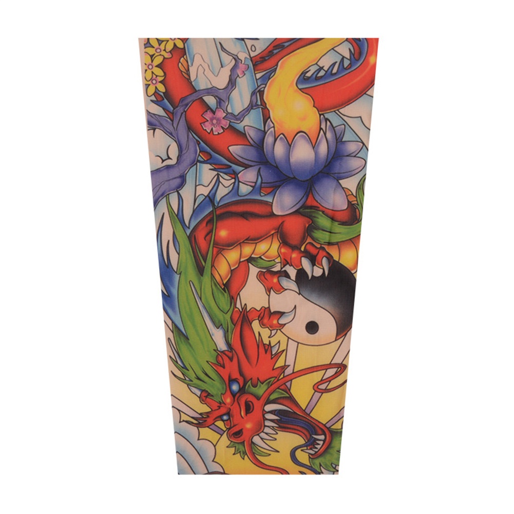 Ống tay áo họa tiết hình xăm cá tính chống nắng chống tia UV dành cho trẻ em