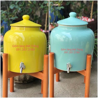 Bình nước 8l và 10l gốm sứ Hiền Anh Bát Tràng
