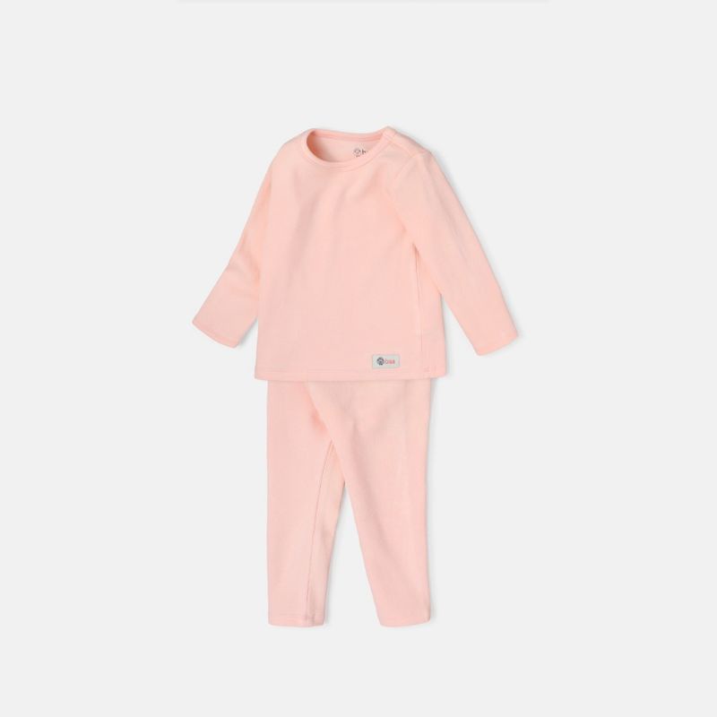 Đồ bộ quần áo dài tay thun gân bé trai bé gái BAA BABY cotton 4 tuổi