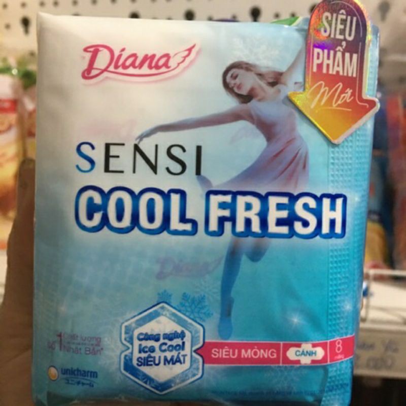 băng vệ sinh Diana sensi cool fresh (cánh)