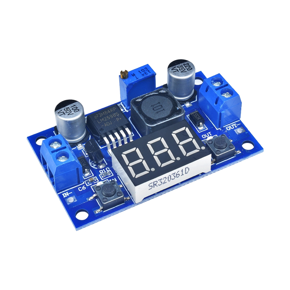 Bảng mạch chuyển đổi hạ áp pcbfun DC 4.0 ~ 40 sang 1.3-37V LM2596