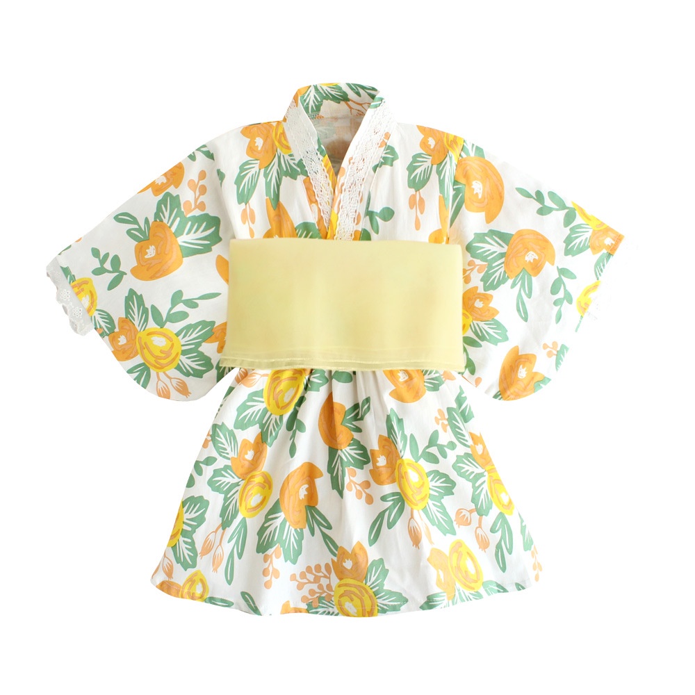 Đầm Kimono Xuân Hè 22 60364 In Họa Tiết Phong Cách Nhật Bản Mới