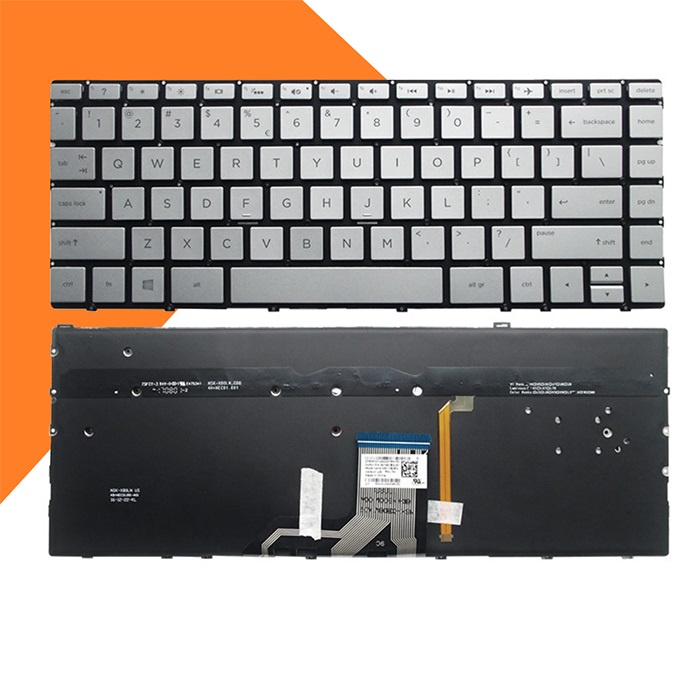 Bàn phím laptop HP Spectre 13W 13AC 13AD 13AH, 13-W 13-AC 13-AD 13-AH (Màu Bạc) Có Đèn