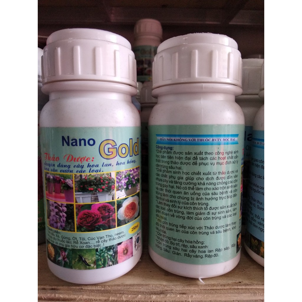 Nano thảo dược gold chuyên dùng cho hoa lan cây cảnh