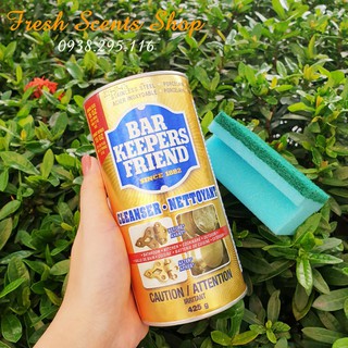 Bột làm sạch BKF ( Tặng Kèm Bọt Biển ) - Sạch kính, vòi chậu, xoong nồi, vết ố
