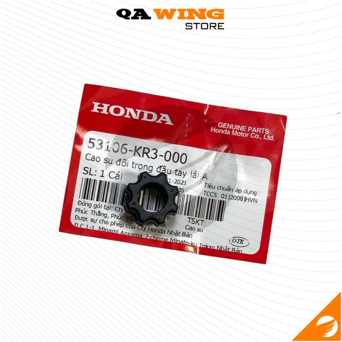 53106-KR3-000 | Cao su đối trọng đầu tay lái A (Nguyên bản)