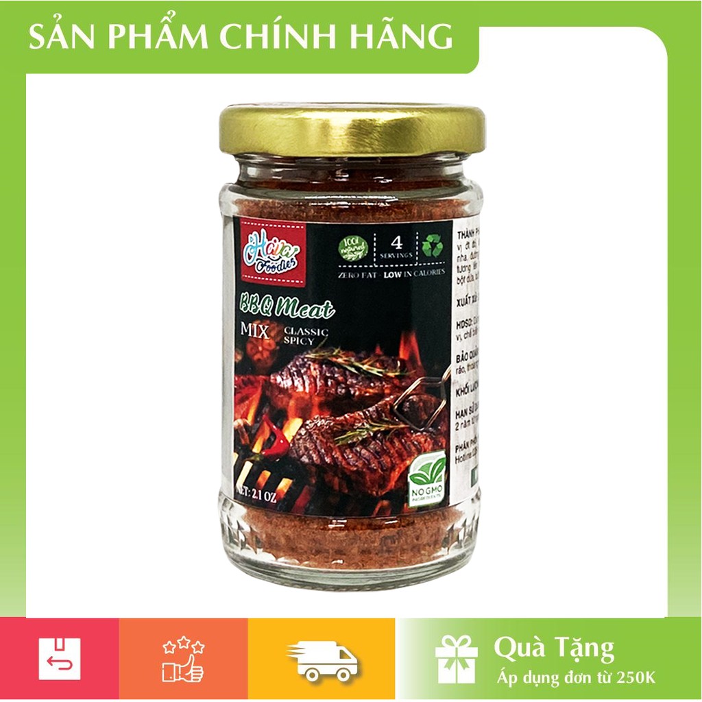 [HÀNG CHÍNH HÃNG] Bột Gia Vị Ướp Thịt Nướng BBQ - Barbecue Meat Powder