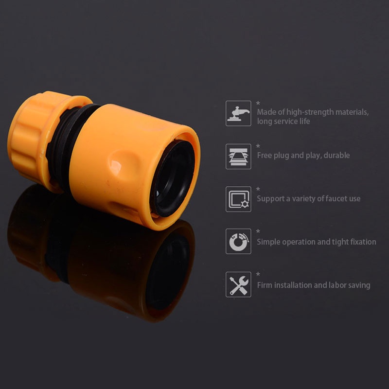 Set 3 đầu nối ống nước SEAMETAL 1/4'' 1/6'' bằng ABS chuyên dụng