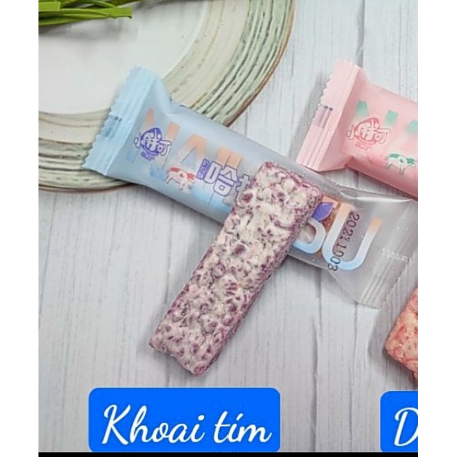 Kẹo Nougat hạnh phúc ít ngọt Đài Loan siêu ngon date mới