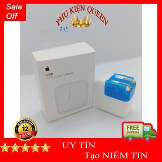 Bộ Sạc Cáp IPhone/IPad 12W ZIN Chính Hãng - Hàng Fullbox