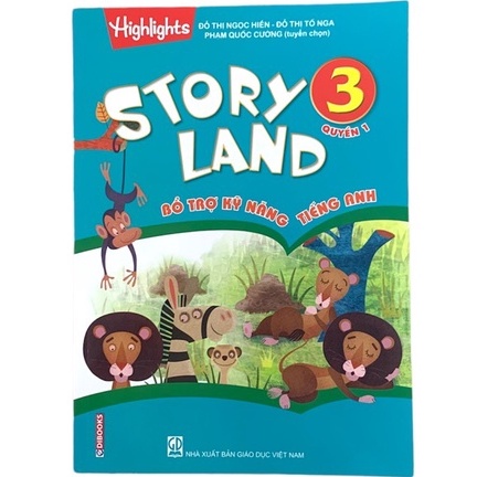 Sách - Combo Story Land (bổ trợ kĩ năng Tiếng Anh) lớp 3 quyển 1 + quyển 2.