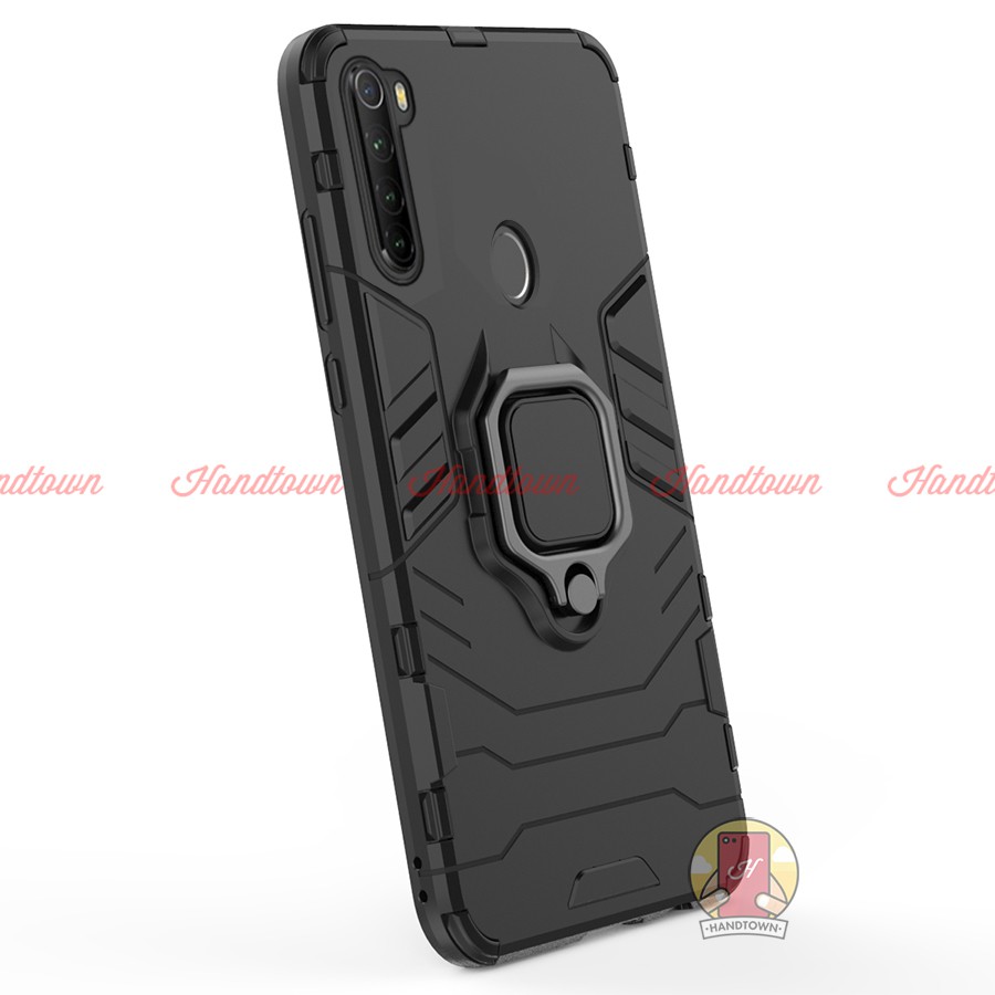 Ốp Lưng Cho Xiaomi Redmi Note 8 / Redmi Note 8 Pro  IRON MAN - IRING Nhựa PC Cứng Viền Dẻo Chống Sốc