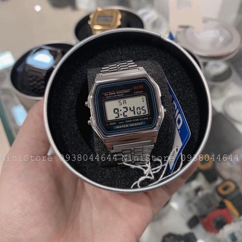 Đồng hồ nam nữ huyền thoại dây kim loại bốn màu cho mọi lứa tuổi